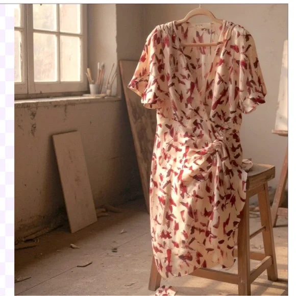 IRO Carta silk Mini Dress NWT - Picture 5 of 16